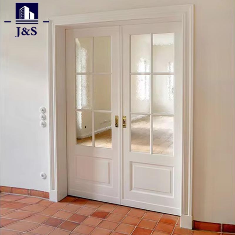 Drzwi wewnętrzne z litego drewna